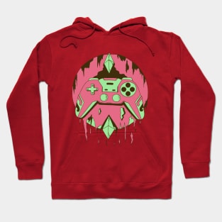 Pink Mint Gamer Controller Force Hoodie